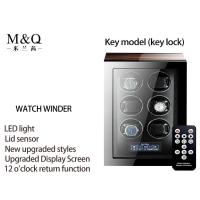 ราคา MELANCY spot แบรนด์หรูใหม่นาฬิกาอัตโนมัติ Watch Winder 2 4 6 9 12 หมุนไขลานนาฬิกากล่องเก็บนาฬิกากล่อง watch winder กล่องหมุนนาฬิกา MQ 62 รุ่น (21502605526)