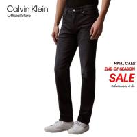 ราคา CALVIN KLEIN กางเกงยีนส์ผู้ชาย ทรง Body รุ่น J325318 1BY สีดำ (22141276202)