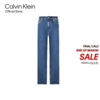 ราคา CALVIN KLEIN กางเกงยีนส์ผู้หญิงเอวกลาง Mid Rise ทรง 90S Straight รุ่น J223291 1A4 สีน้ำเงินเข้ม (22140942554)