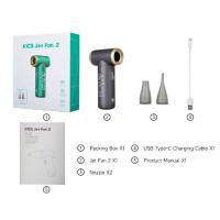 ราคา KICA Jetfan 2 High Wind Mini Portable Mini Fan High Speed Cooling Outdoor Turbo Fan Mobile Mini Fan (19775852172)