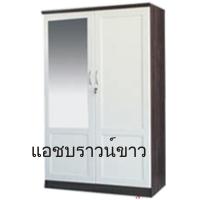 ราคา WR180M G1 ตู้เสื้อไม้กระจกหน้า กว้าง120ซม สูง180ซม ลึก54ซม บริการส่งฟรีพร้อมประกอบกรุงเทพในเขตที่กำหนด (7978508553)