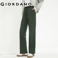 ราคา GIORDANO ผู้หญิง กางเกงผ้าฝ้าย 100 Smooth Soft Sweatpantsเอวยางยืดสีทึบแฟชั่นสบายๆกางเกงตรง Free Shipping 05414457 (21443278034)