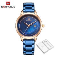 ราคา NAVIFORCE Watch for Women Original Branded Casual Watch Genuine Stainless Steel Calendar Waterproof Elegant Ladies Watches (21571729471)