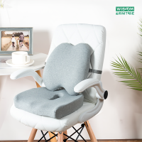 ราคา Wisdom Star LP4 เบาะรองนั่ง เบาะรองเก้าอี้ เบาะพิงหลัง หมอนรองหลัง เมมโมรี่โฟมแท้ 100 ไม่ยุบตัว ผ้าระบายอากาศ รองรับสรีระได้ดี แเก้ปวดหลัง (21811697116)