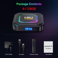 ราคา จัดส่งจากกทม 2024 Android TV Box HK1 RBOX K8 Smart TV box แรม4GB 64GB 4GB 128GB Rockchip ใหม่ RK3528 Android13 WIFI 6 BT5 0 (22096865844)