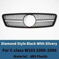 ราคา กระจังหน้าสำหรับรถแข่ง Mercedes Benz C Class W203 2000 2006 200K อุปกรณ์เสริมเสริมเสริมสำหรับรถเบนซ์รุ่น C (21722102765)