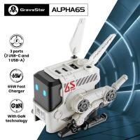 ราคา GravaStar Alpha65 Fast Wall Charger (GaN 65W) อแดปเตอร์หัวชาร์จ