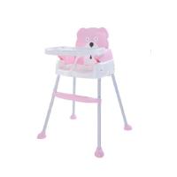 ราคา เก้าอี้ป้อนข้าวหมี 3 in 1 เก้าอี้หัดนั่ง เก้าอี้กินข้าวเด็ก เก้าอี้เด็กพกพาพับได้ (341449689)