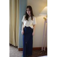 ราคา urban apparels lay zippy denim skirt กระโปรงยีนส์ยาวผ้าญี่ปุ่นดีเทลซิปหน้า (21915367529)