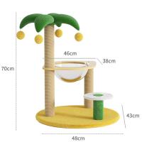 ราคา คอนโดแมว บ้านแมว ที่ลับเล็บแมว แข็งแรง ทนทาน คอนโดแมวไม้ คอนโดแมวขนาดใหญ่ รูปทรงต้นมะพร้าวใหม่ (21931036392)