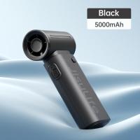 ราคา JISULIFE LIFE9 Portable Handheld Turbo Fan Mini USB Rechargeable Fan 12H Max Cooling Time 3600mAh Small Battery Personal Fan Pocket Fan with 5 Speeds for Women Men Travel Camping Outdoor (21807365053)