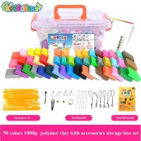 ราคา KiddoZone 24 36สี Air ดินเหนียวแห้งชุด Polymer Clay Magic แบบจำลองดินเหนียวน้ำหนักเบาเป็นพิเศษ Clay พร้อมอุปกรณ์เสริมเครื่องมือกล่องเก็บของและบทแนะนำสำหรับงานฝีมือทำเองเด็ก20G ต่อสี (9678583463)