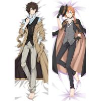 ราคา ZENGIA Anime Bungo Stray Dogs Dazai Osamu Dakimakura Hugging Body Peach Skin Pillow Case Home Bedding Pillow Cover (19901151132)