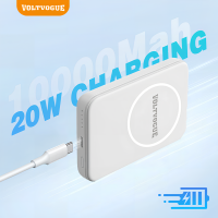 ราคา VoltVogue เครื่องชาร์จแม่เหล็กสำหรับfor iPhone Power Bank 10000mAh ชาร์จไร้สายชาร์จเร็วต้นฉบับสำหรับ for Samsung Honor Huawei Xiaomi Powerbank ชาร์จโทรศัพท์พกพาไร้สาย (22051033804)