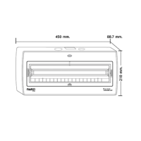 ราคา ส่งไวมาก NANO ตู้เปล่า ตู้คอนซูมเมอร์ รุ่นเกาะราง กล่องไฟ ตู้ไฟ ตู้คอมบายเนอร์ ตู้โหลด ตู้ควบคุมไฟ NANO PLUS ราคาขายส่ง (22008220225)