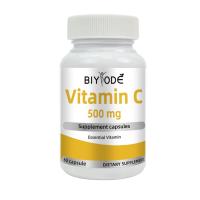 ราคา BIYODE VC 500 Capsule 60 Food Supplements เสริมสร้างภูมิคุ้มกัน ทำให้ผิวขาวขึ้น วิตามินซี รสส้ม ป้องกันเลือดออกตามไรฟัน (21615942891)