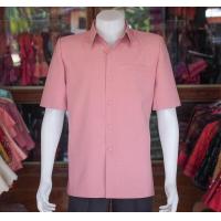 ราคา เสื้อผ้าฝ้ายแพรเงิน สีชมพูกะปิ ไซส์ XL (854474672)