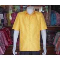 ราคา เสื้อผ้าไหมแพรทอง สีเหลือง ไซส์ S (16955376078)