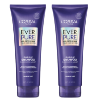 ราคา 2หลอด ครีมนวดผมสีม่วงฉ่ำมง LOreal Paris Ever Pure Brass Toning Purple Conditioner 200 Ml (22275182998)