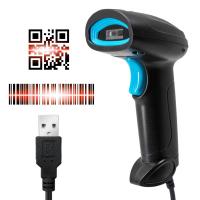 ราคา 1D 2D Barcode Scanner Handheld Scanner 2 4G Wireless USB Wired Data Upload Rechargeable Bar Code Reader Suitable For Supermarkets Warehouses Libraries (21260862138)