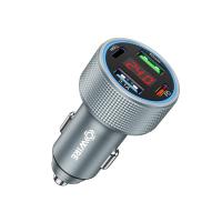 ราคา OWIRE ที่ชาร์จในรถ Car Charger 127W ชาร์จเร็ว Type C หัวชาร์จในรถ รองรับ 4ช่อง usb อลูมิเนียมอ (21739643573)