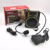 ราคา พร้อมส่ง ไมโครโฟนพกพาพร้อมลำโพงขยายเสียง Multifunction Megaphone Small Bee Megaphone Teaching (2809780440)