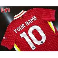 ราคา เสื้อฟุตบอล ทีม หงส์แดง เหย้า 2024 25 AA0121 โลโก้ปักเหมือนตัว official เกรดแฟนบอล รับทำชื่อเบอร์ ไซส์ยุโรป XS 4XL (21957176657)