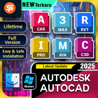 ราคา Autodesk Autocad 2025 Collection ล่าสุด พร้อมคู่มือการแบบติดตั้งวิดีโอ ติดตั้งง่าย Lifetime ระบบ Windows Mac (22211723628)