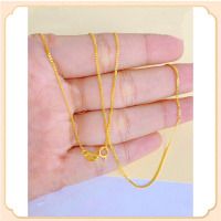 ราคา สร้อยคอ น้ำหนักทอง 3 กรัม ทอง แท้ หลุด จำนำ ทอง หลุด จำนำ Gold สร้อยคอทอง ลายกระดูกงูกลม ขนาด 1 สลึง ยาว 18 นิ้ว 24 นิ้ว เครื่องประดับ ทองเหมือนแท้ ผลิตจากช่างฝีมือเยาวราช (21947144161)