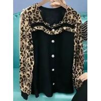 ราคา Korean Blouse Women Fashion Elegant Square Neck Top Korean Style Vintage Plus Size Long Sleeve Shirt (20036231391)