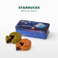 ราคา Mooncake Green tea Starbucks Duo Set ขนมไหว้พระจันทร์ไส้กาแฟสตาร์บัคส์และไส้ชาเขียวสตาร์บัคส์และถั่วแดง A9001208 (22127683702)