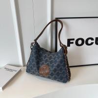 ราคา กระเป๋าผ้าแคนวาสความจุสูงสำหรับผู้หญิงกระเป๋าทรงขนมจีบผ้ายีนส์แฟชั่นสำหรับฤดูใบไม้ร่วงแบบใหม่ปี2023กระเป๋าสะพายข้างแมทช์ลุคง่ายสำหรับเดินทาง (21047297970)