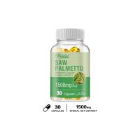ราคา Saw Palmetto Saw Palmetto Health Hair Urinary Tract ผลิตภัณฑ์เสริมอาหารสำหรับผู้ใหญ่ 30 60 120 แคปซูล (21951899598)