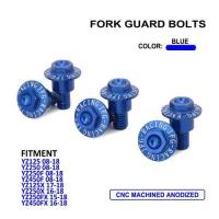 ราคา JFG Racing 6Pcs ชุดอลูมิเนียมรถจักรยานยนต์รถจักรยานยนต์ส้อม Guard Bolts Kit สำหรับ YAMAHA YZ125 YZ250 YZ250F YZ450F 08 18 YZ125X 17 18 YZ250FX 15 18 YZ250X YZ450FX 16 18 (462014871)