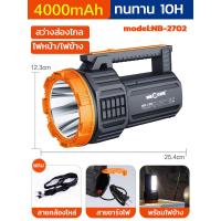 ราคา ไฟฉายมือถือ แบบชาร์จไฟได้ ไฟฉายแรงสูง กระบอกใหญ่ NEOBEE รุ่น NB 2700 NB 2701 NB 2702 แสงสีขาว สว่างสะใจ พร้อมสายคล้อง (19990499187)