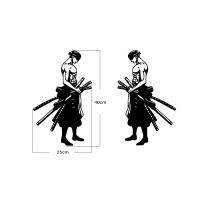 ราคา One Piece สติ๊กเกอร์รถสะท้อนแสง Luffy Ace Roronoa Zoro รถประตูกระจกการ์ตูนรูปลอก JDM สติกเกอร์ตกแต่ง (21491230393)