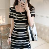ราคา ชุดเดรสแขนสั้น เนื้อผ้าบาง ผ้ายืด Q6 (21904605460)