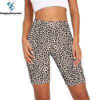 ราคา Happybuyner ผู้หญิงเอวสูงออกกำลังกายพิมพ์กางเกงขาสั้นโยคะกีฬา Mid ความยาว Tummy ควบคุมนักวิ่งสั้นกางเกง Biker เลกกิ้งโยคะกางเกงขาสั้นออกกำลังกาย (7413006754)