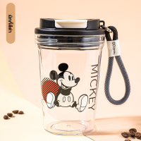 ราคา Disney กระติกน้ำเด็ก แก้วน้ำเก็บความเย็น ขวดใส 400ml แก้วกาแฟ ขวดน้ำเด็กไปโรงเรียน ขวดpet 16oz 400cc tyeso หูหิ้ว (22201332568)