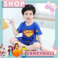 ราคา B15ลายซุปเปอร์แมน ชุดนอนลายการ์ตูน ชุดนอนเด็กชายและเด็กหญิง ชุดนอนแขนสั้นลายการ์ตูน (17781305888)