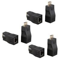 ราคา 4K 3D HDMI 1 4 30M Extender To RJ45 Cat 5e 6เครือข่าย LAN อะแดปเตอร์อีเทอร์เน็ต (21607711498)