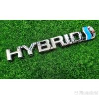 ราคา โลโก้ HYBRID ขนาด กว้าง22cm สูง3cm สีเงิน (7154720805)