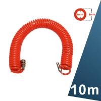 ราคา สายลม สายลมสปริง สายลมสีส้ม สายลมขด ยาว 8 10 12 15 เมตร สายปั๊มลม 8x5mm PU AIR HOSE แบบขดสปริง พร้อมหัวคอปเปอร์ สีส้ม (22104827938)