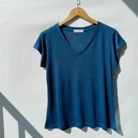 ราคา เสื้อยืด คอวี ผ้าสลาฟ อก 36 ยาว 24 (22134317179)