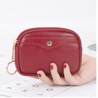 ราคา กระเป๋าสตางค์ใส่เหรียญหนังนิ่ม กระเป๋าหนังแท้ใส่เหรียญทรงกลมกะทัดรัดเหมาะใช้งาน (14243565684)