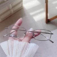 ราคา ป้องกันแสงสีฟ้าขนาดเล็กย้อนยุคกรอบสี่เหลี่ยมแว่นตาเกรด4 0ถึง0แว่นสายตาสั้นแว่นสายตาสั้นสีทอง สีเงิน สีดำ (20478543537)