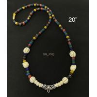 ราคา สร้อยคอลูกปัดโบราณ ลูกปัดทราวดี ลูกปัดสวยงาม ลูกปัดหลากสี (21925379548)