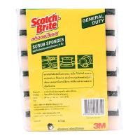 ราคา สก๊อตช์ ไบรต์ แผ่นใยขัดพร้อมฟองน้ํา จัมโบ้ ขนาด 3 5 x 6 x 6 (21179282805)
