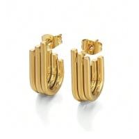 ราคา mija stories xylo earrings ต่างหูสแตนเลส ชุบทอง 18K มีสีทองสีเดียว (22084120571)