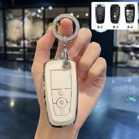 ราคา เคสกุญแจรถฟอร์ด Ford Ranger Everest พวงกุญแจหนัง Raptor Key อุปกรณ์เสริมรถยนต์รถฟอร์ด Everest (22063492067)